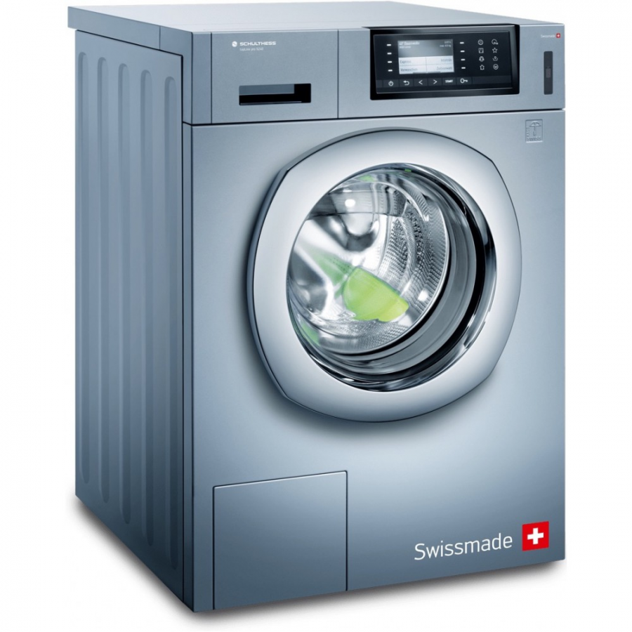 Schulthess TopLine Pro 9240.1ELV RVS voorlader wasmachine