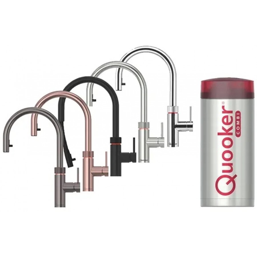 Quooker Flex Round kokend- en warm waterkraan