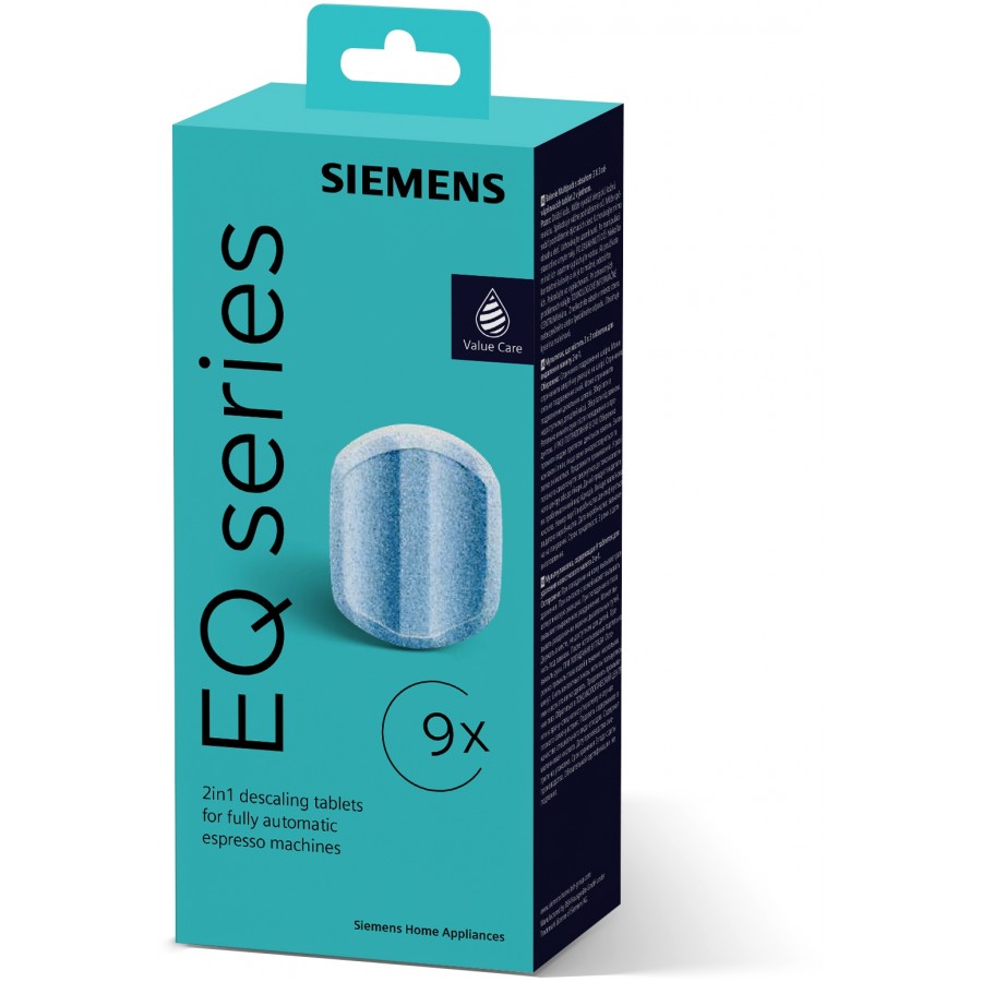 Siemens TZ80032A ontkalkingstabletten voor koffieautomaten - 9 stuks