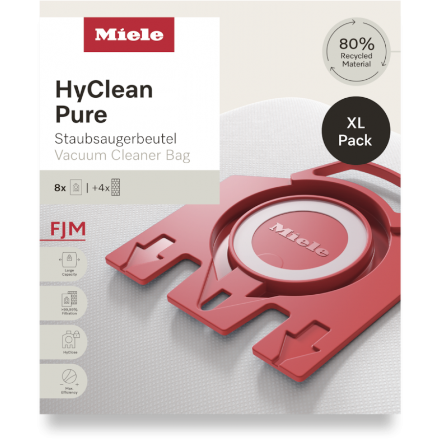 Miele FJM XL HyClean Pure 8 stofzuigerzakken