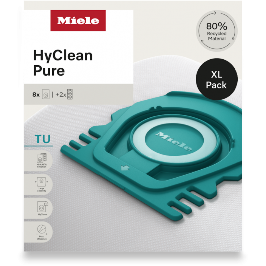Miele TU XL HyClean Pure 8 stofzuigerzakken