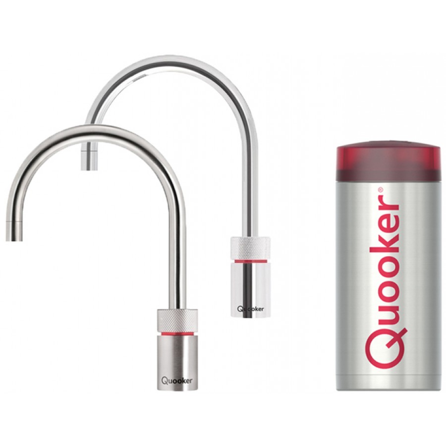 Quooker Nordic Round Single tap kokend- en warm waterkraan